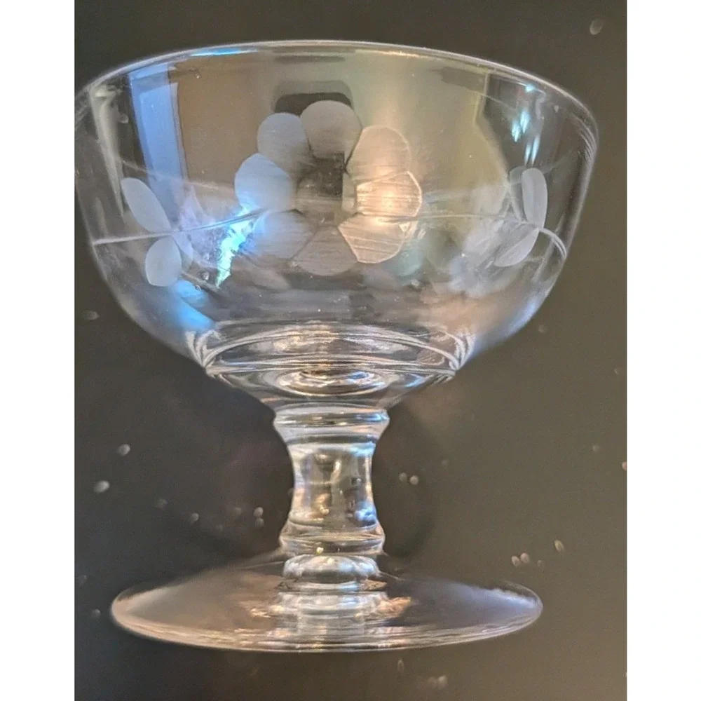 Unmarked vintage clear